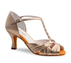 Dame Dansebutikken Anna Kern dansesko antik med 6 cm hæl - Solange