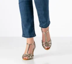 Dame Dansebutikken Anna Kern dansesko antik med 6 cm hæl - Solange
