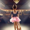 Dansebutikken Balletplakat med ballerina på scene