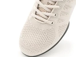 Dame Dansebutikken Beige dansesneaker i åndbar strik til damer - Suny