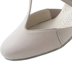 Dame Dansebutikken Beige skind Naia dame dansesko Werner Kern