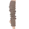 Dansebutikken Benvarmere ribstrik lysebrun 65 cm Seré