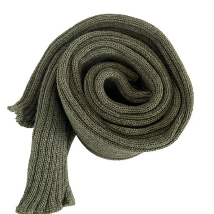 Dansebutikken Benvarmere ribstrik olivenfarvet 85 cm Seré