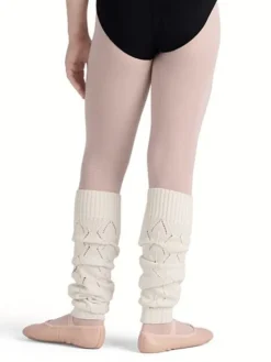Dansebutikken Bloch benvarmere til børn 45 cm - off white