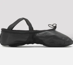 Dansebutikken Bloch bløde sorte balletsko med split sål