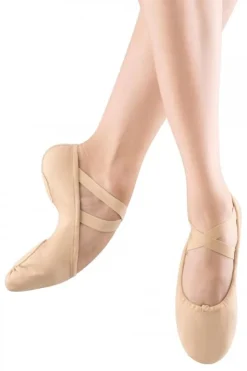 Dansebutikken Bloch kanvas spring balletsko rosa splitsål