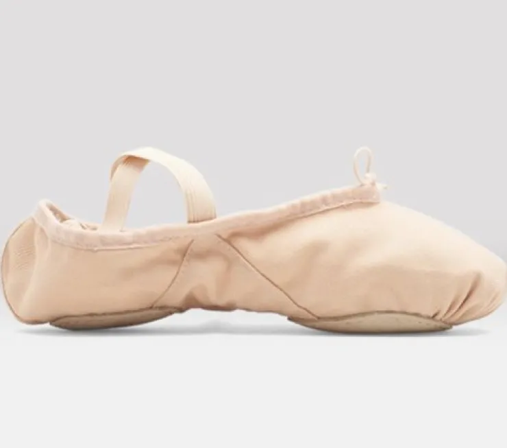 Dansebutikken Bloch kanvas spring balletsko rosa splitsål