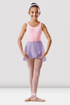 Børn Dansebutikken Bloch lilla chiffon skørt børn