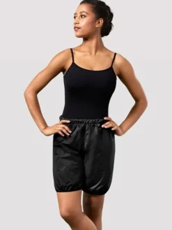 Dame Dansebutikken Bloch sorte svedshorts med elastik talje