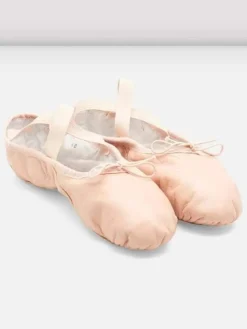 Dansebutikken Bloch springsko/ soft balletsko rosa splitsål - Børn