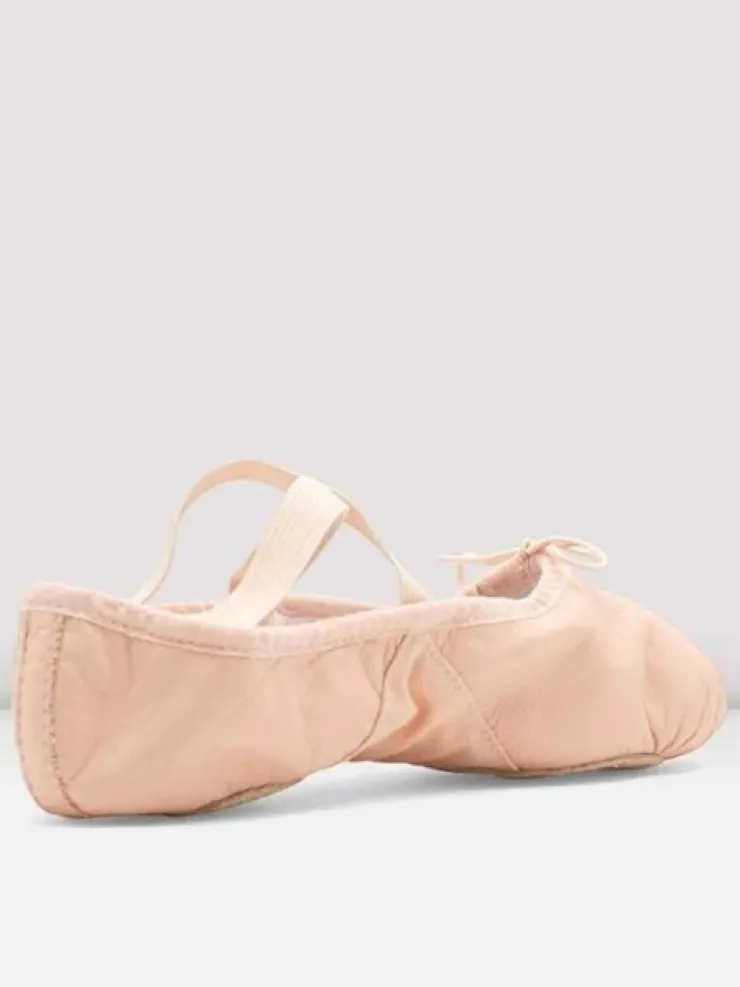 Dansebutikken Bloch springsko/ soft balletsko rosa splitsål - Børn