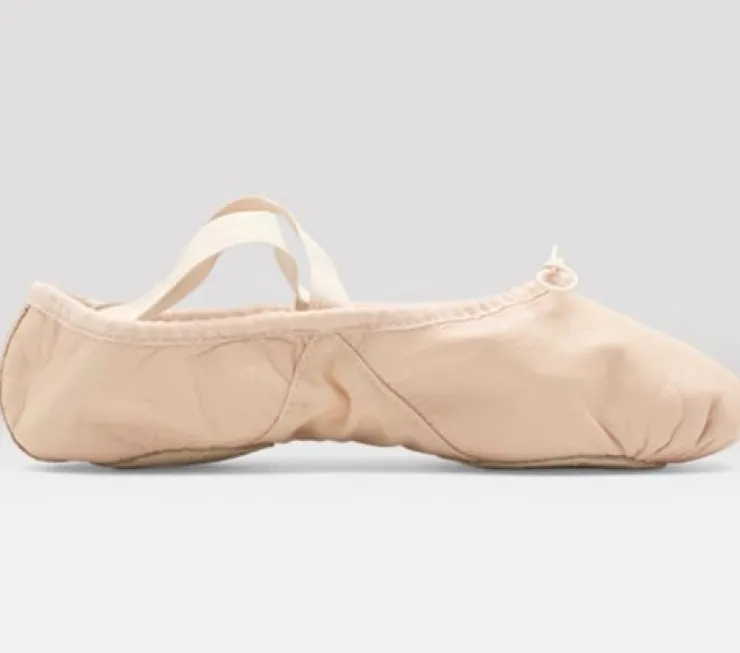Dansebutikken Bloch springsko/ soft balletsko rosa splitsål - Børn