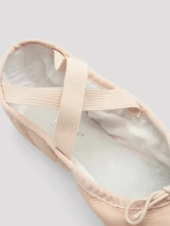 Dansebutikken Bloch springsko/ soft balletsko rosa splitsål - Børn