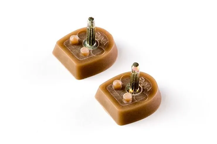 Dansebutikken Brune hæl tips til Anna Kern Dansesko med 6 cm hæl