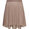 Dame Dansebutikken Brunt pull on mesh skørt fra Mara Dancewear