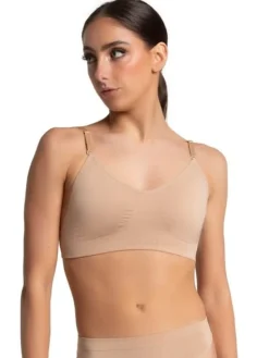 Dame Dansebutikken Capezio bh top nude til dans/ballet/gymnastik