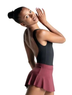 Dame Dansebutikken Capezio bordeaux pull-on skørt damer