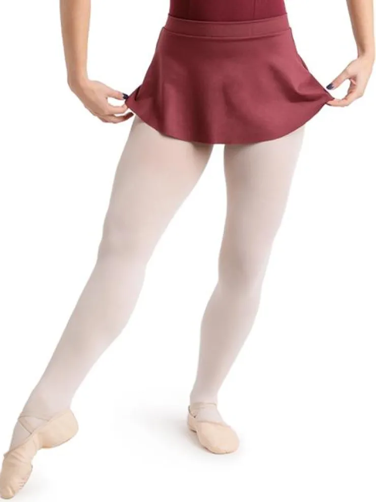 Dame Dansebutikken Capezio bordeaux pull-on skørt damer