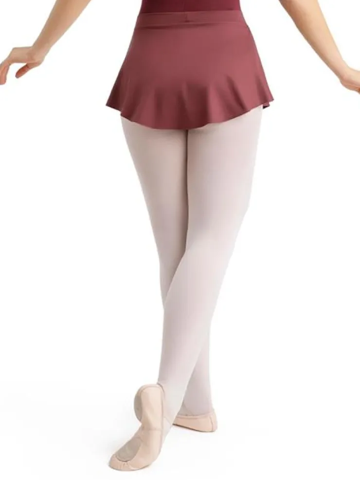 Dame Dansebutikken Capezio bordeaux pull-on skørt damer
