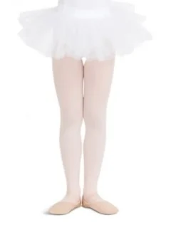 Børn Dansebutikken Capezio hvid tutu skørt m sølv nister til piger