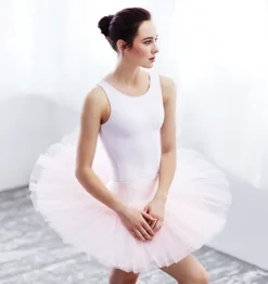 Dame Dansebutikken Capezio kort hvid tutu skørt til damer