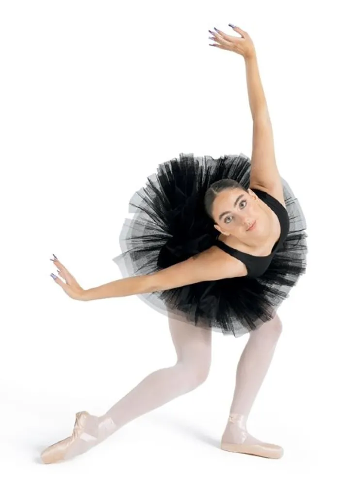 Dame Dansebutikken Capezio kort sort tutu skørt til damer