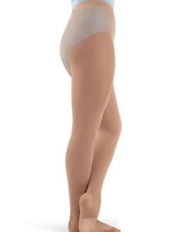 Dame Dansebutikken Capezio Light sun tan tights m. andefod