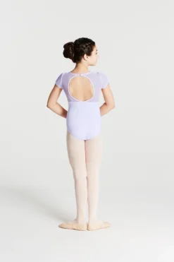 Børn Dansebutikken Capezio lys lavendel dragt med puf ærmer til piger