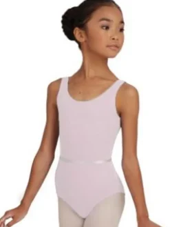 Børn Dansebutikken Capezio lyslilla dragt med bælte til piger