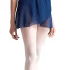 Dame Dansebutikken Capezio navy chiffon wrap skirt