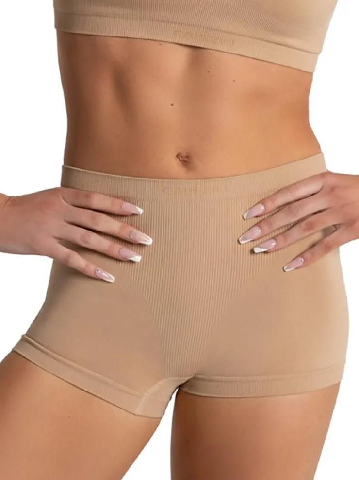 Børn Dansebutikken Capezio nude seamless hotpants til damer