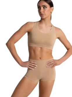 Børn Dansebutikken Capezio nude seamless hotpants til piger