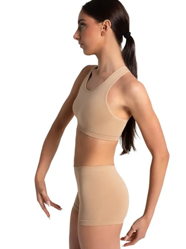 Børn Dansebutikken Capezio nude seamless hotpants til piger