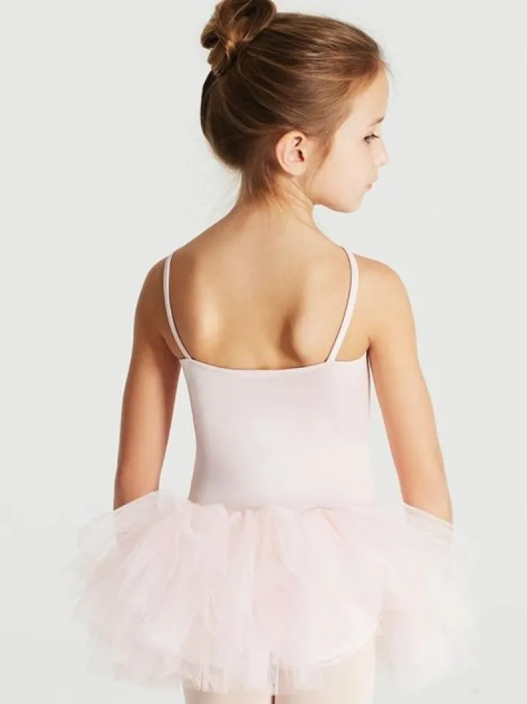 Børn Dansebutikken Capezio rosa tutudragt med flæser