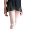 Dame Dansebutikken Capezio sort chiffon wrap skirt