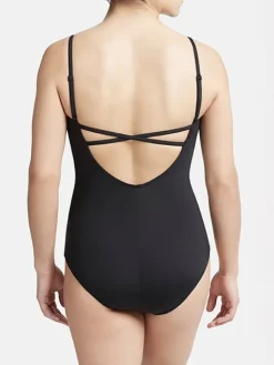 Dame Dansebutikken Capezio sort dragt m/indbygget C - D bh cup