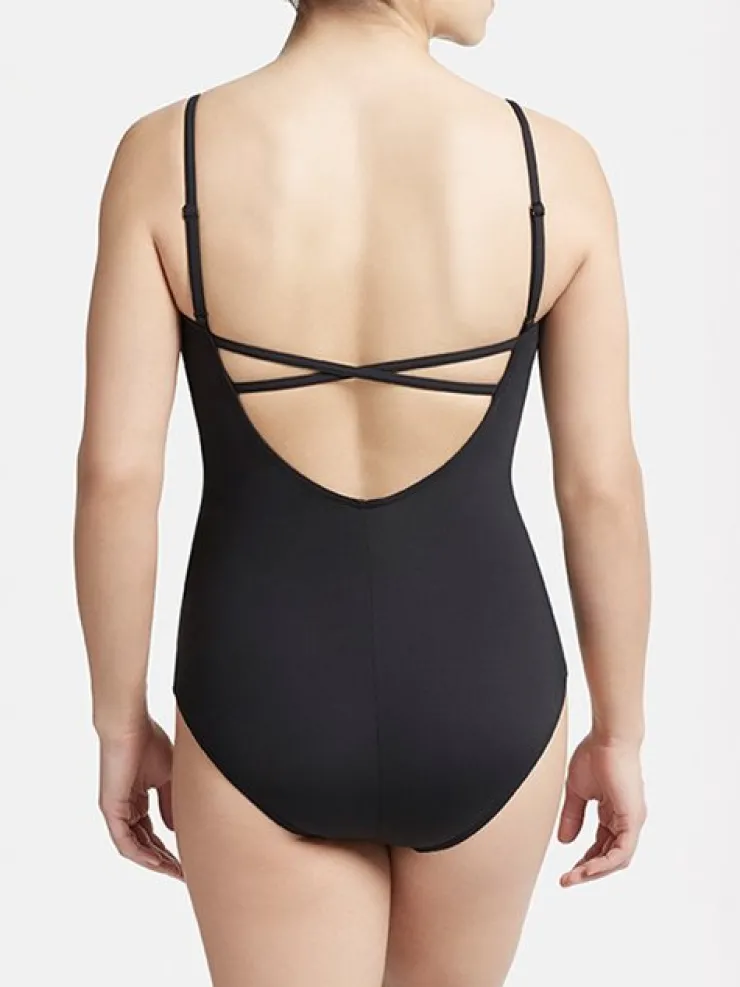 Dame Dansebutikken Capezio sort dragt m/indbygget C - D bh cup