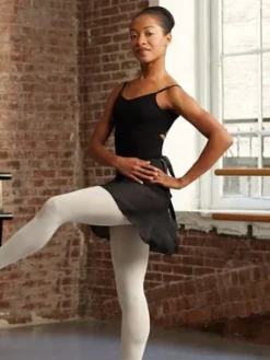 Dame Dansebutikken Capezio sort slå om skørt damer