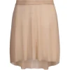 Dame Dansebutikken Creme farvet pull on mesh skørt fra Mara Dancewear