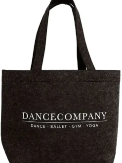 Dansebutikken Dancecompany koksgrå filt net med tryk