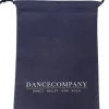 Dansebutikken Dancecompany mørkeblå skopose med logo
