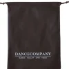 Dansebutikken Dancecompany mørkebrun skopose med logo