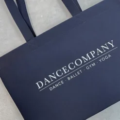 Dansebutikken Dancecompany navy filt net med tryk