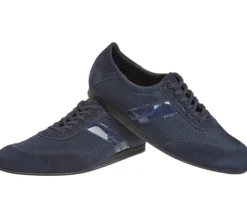 Dansebutikken Diamant mørkeblå dansesneaker vario spin sål til herrer