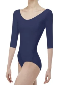 Dame Dansebutikken Dragt med 3/4 ærmer i navy fra Wear Moi