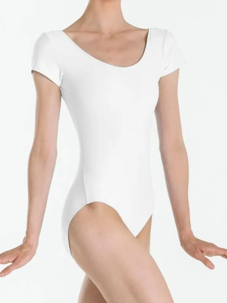 Dame Dansebutikken Dragt med korte ærmer i hvid fra Wear Moi