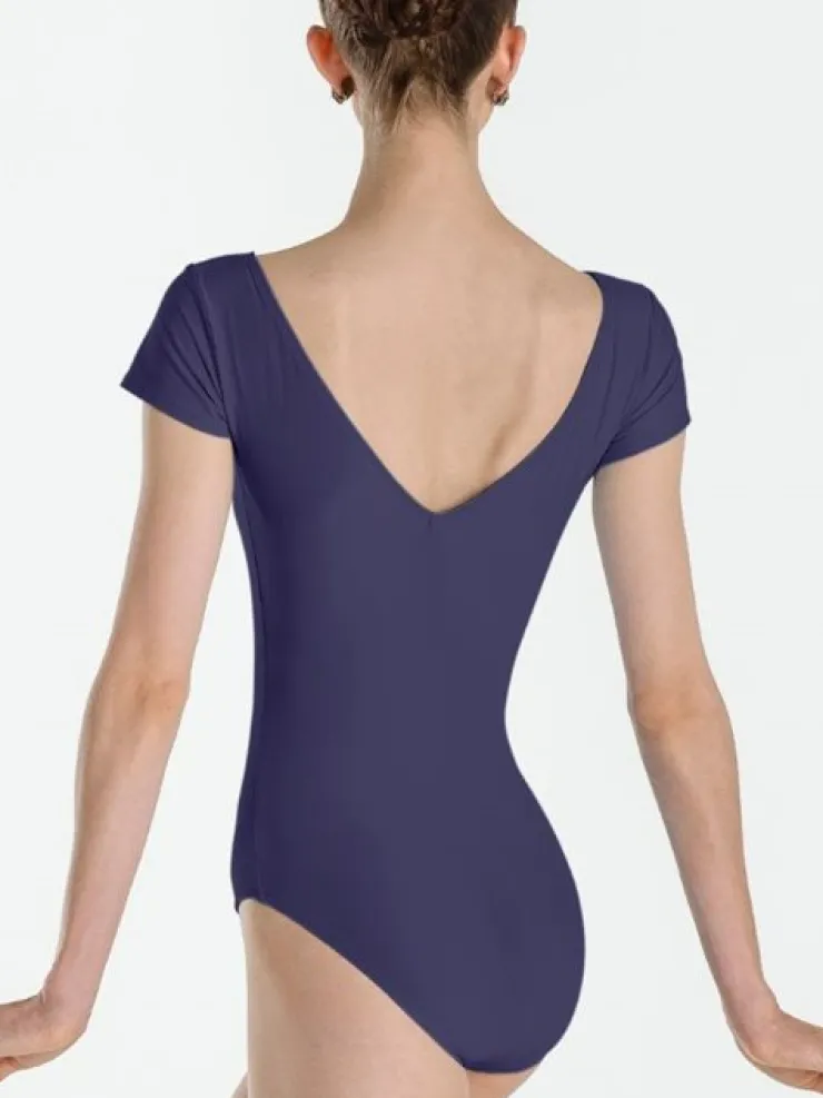 Dame Dansebutikken Dragt med korte ærmer i navy fra Wear Moi