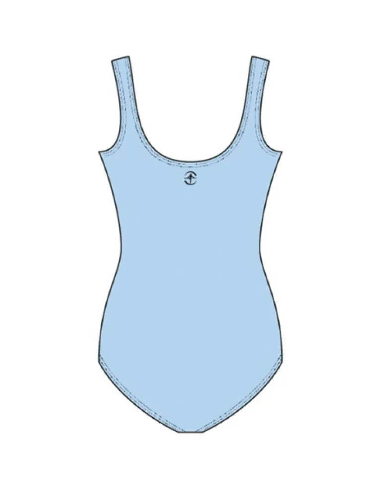Dame Dansebutikken Dragt med tank ærmer i lyseblå fra Wear Moi