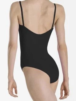 Dame Dansebutikken Dragt med tynde stropper og rynk i sort fra Wear Moi