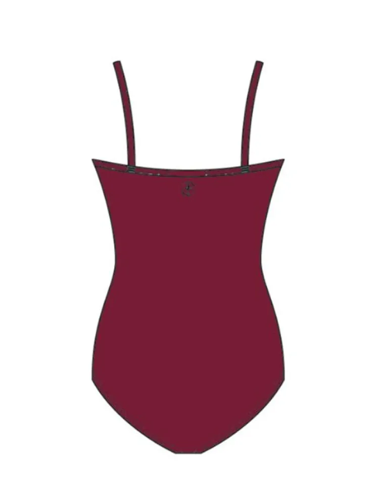 Dame Dansebutikken Dragt med tynde stropper i bordeaux fra Wear Moi